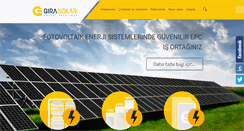 Desktop Screenshot of girasolar.com.tr