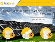 Tablet Screenshot of girasolar.com.tr